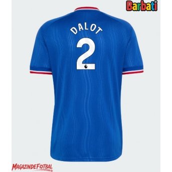 Manchester United Diogo Dalot #2 Tricou Fotbal Replică 2026-27 Barbati Deplasare